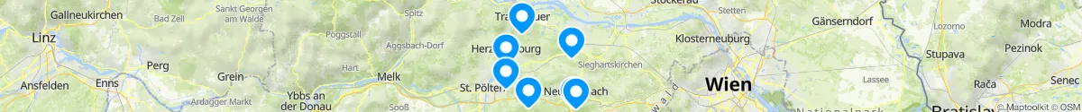 Map view for Pharmacies emergency services nearby Perschling (Sankt Pölten (Land), Niederösterreich)